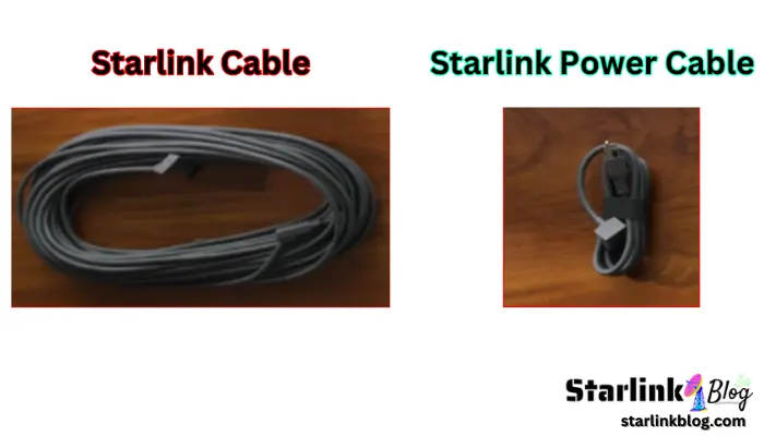 Starlink cable and power cable